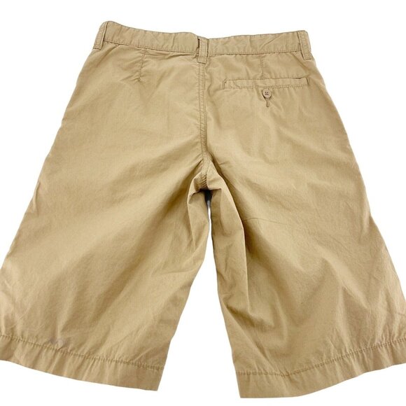 Old Navy Khaki Bermuda Shorts Size 12 Regular Cotton Blend Chino Boys New Youth - Picture 12 of 13